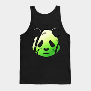 Bamboo And Cute Panda Bear Head - The Panda Tank Top